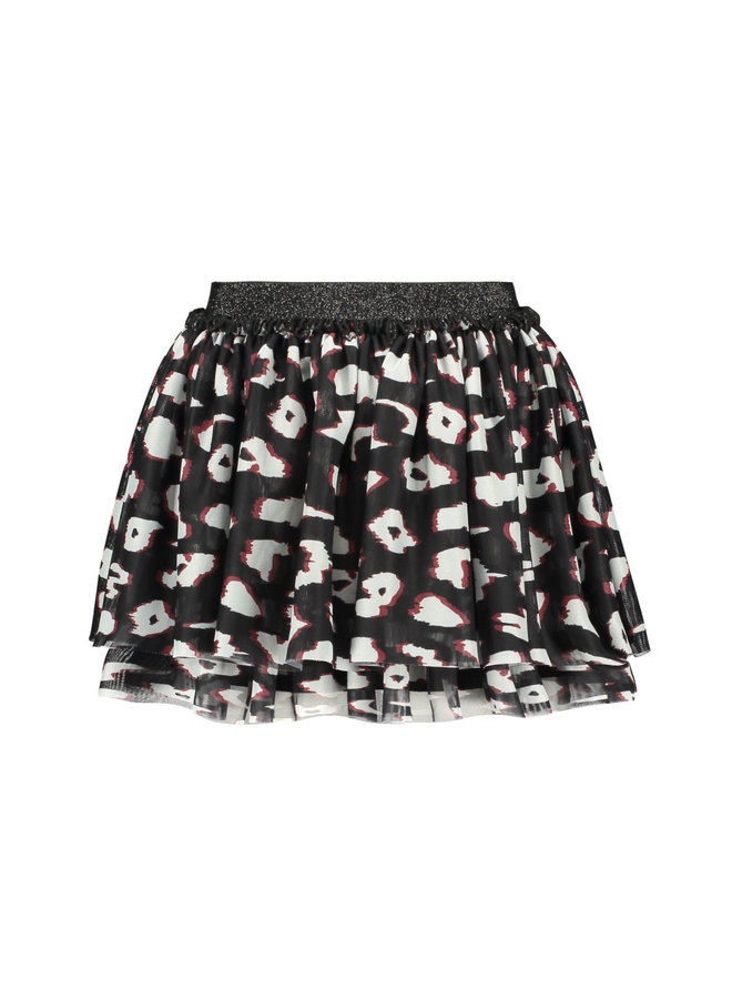 B.Nosy - 2-Layer Netting Skirt - You Leopard