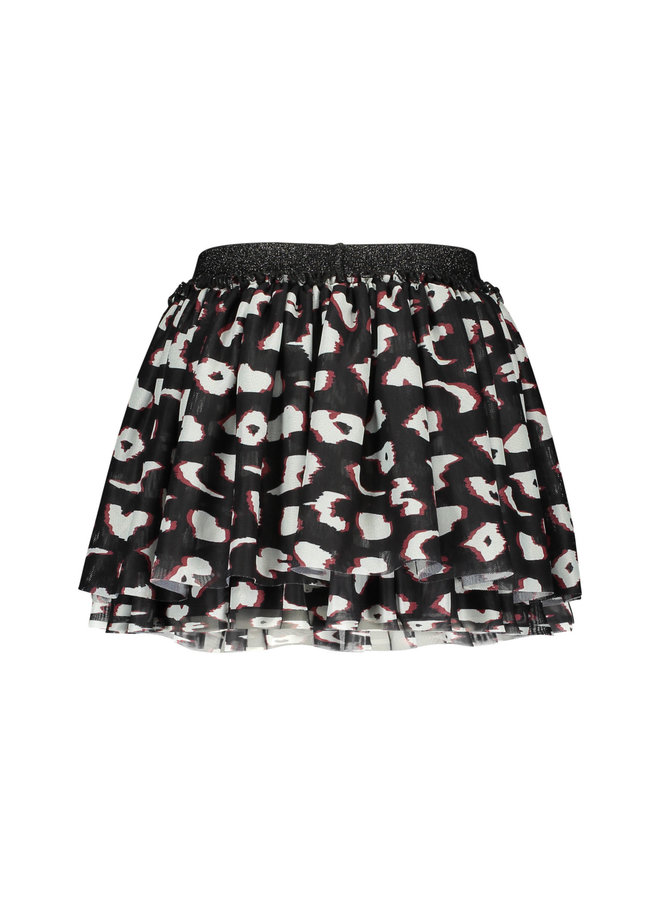 B.Nosy - 2-Layer Netting Skirt - You Leopard