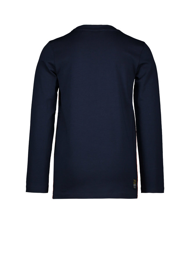 Tygo & Vito -  Longsleeve Contrast Tape - Navy