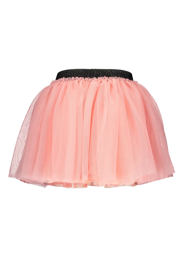 B.Nosy - Solid Mesh Skirt - Punch Pink