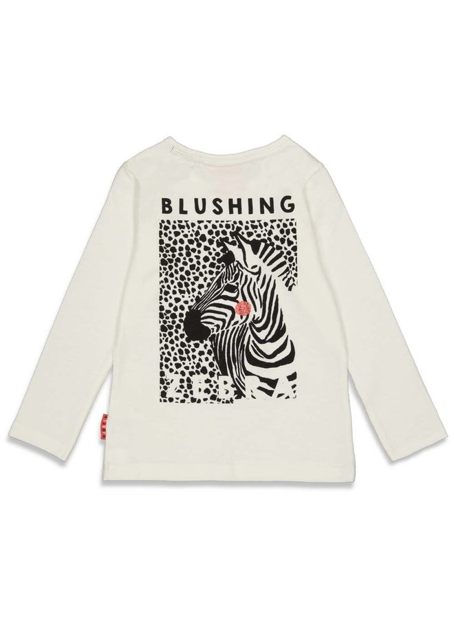 Jubel - Longsleeve Offwhite - Blushing Zebra