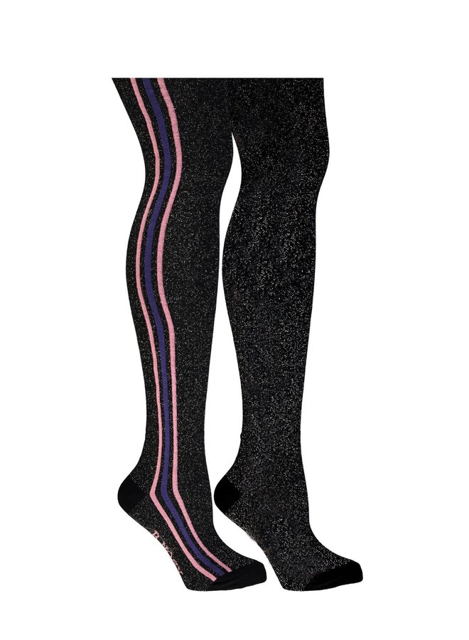 B.Nosy - B.Outside Tight With Vertical Stripe - Black
