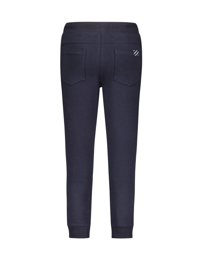 B.Nosy - Sweat Pants With Pleated Effect On Knee - Navy