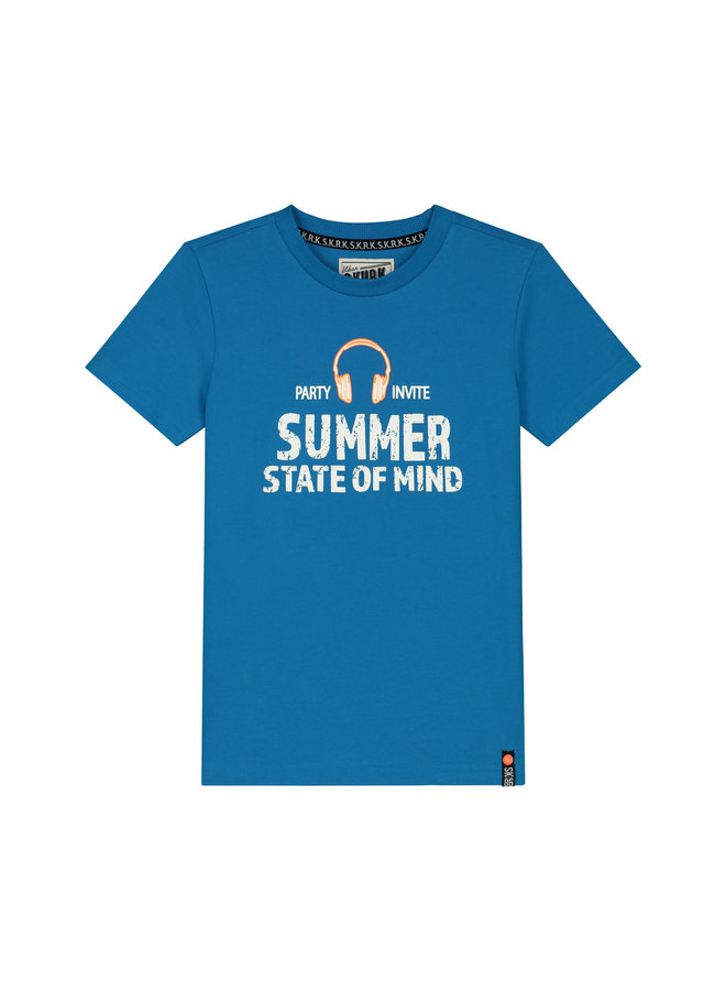 Skurk - T-shirt Teun - Blue