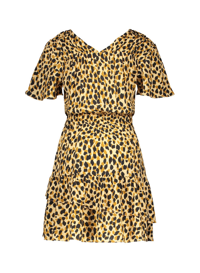 Like Flo - Crepe Spotted Dot Dress - Spotted Dot