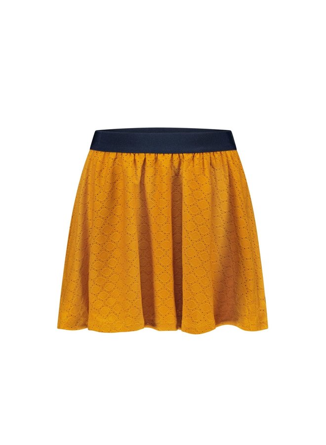 B.Nosy - Jersey Broderie Skirt - Mustard