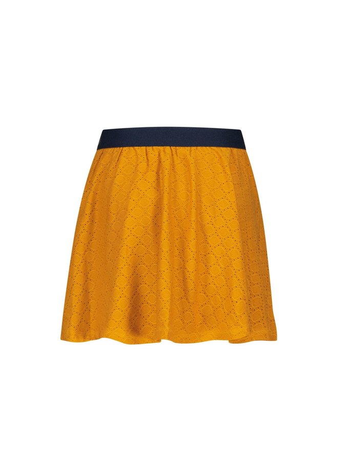 B.Nosy - Jersey Broderie Skirt - Mustard