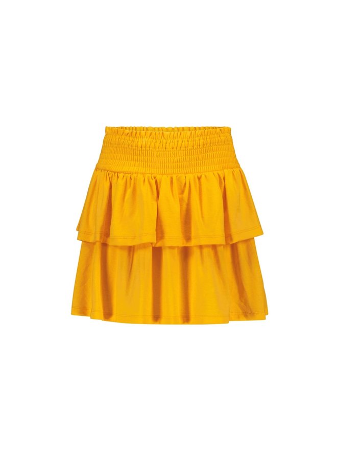 B.Nosy - Skirt With High Smocked And 2-Layers - Fire