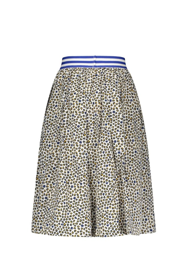 B.Nosy - Woven Leopard AOP Midi Skirt - Confi Leo