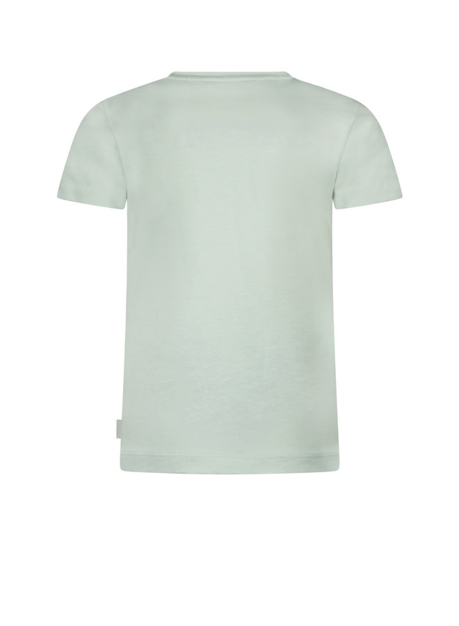 Moodstreet -  T-shirt Chest Print - Minty