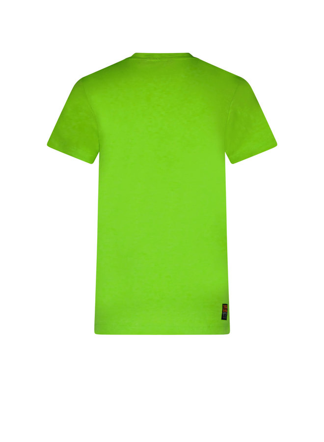 Tygo & Vito - T-shirt Logo Print Panel - Green Gecko