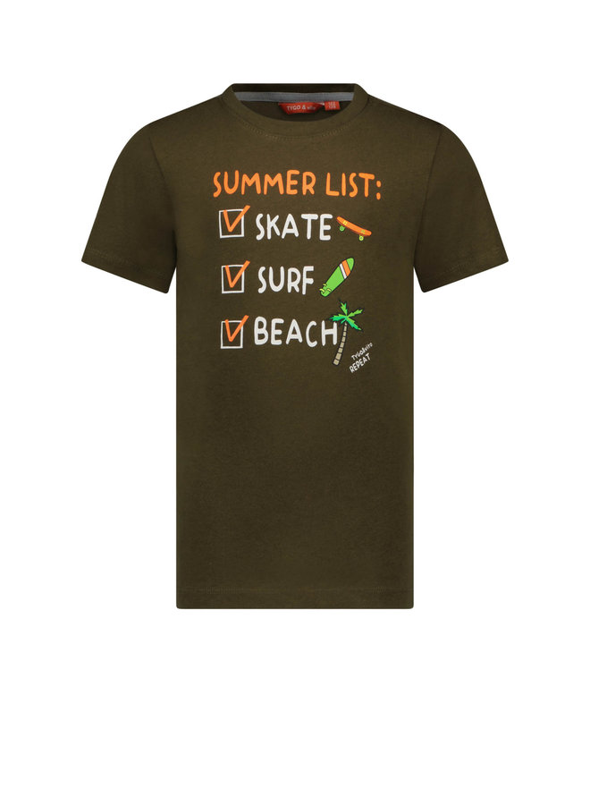 Tygo & Vito - T-shirt Summer List - Army