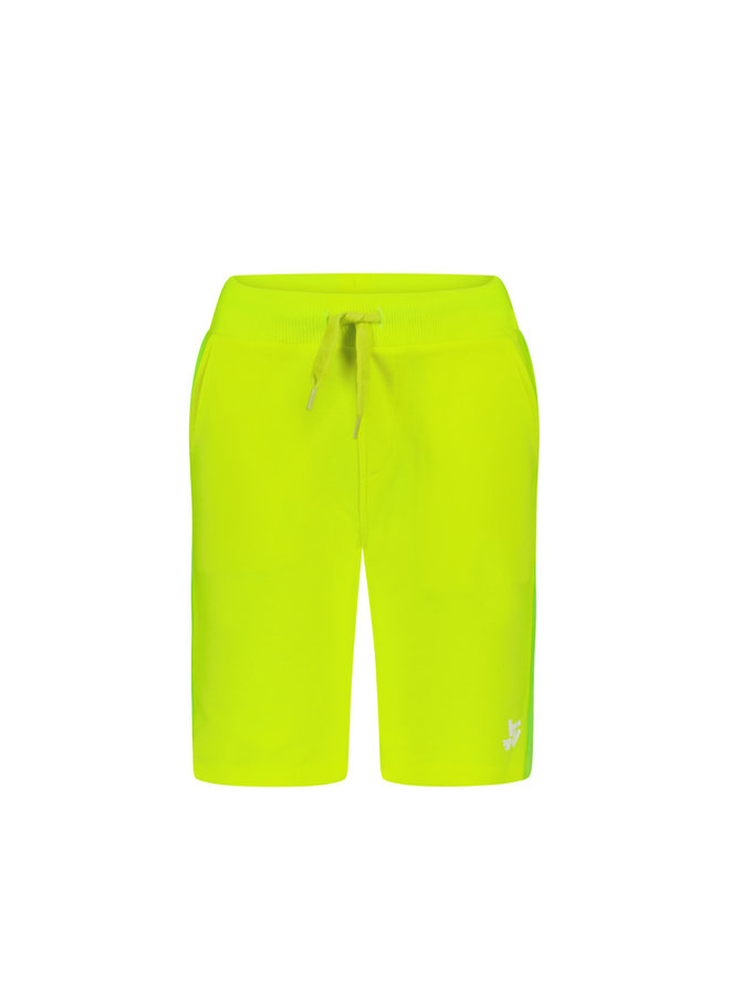 Tygo & Vito - Jog Shorts Contrast Tape - Safety Yellow