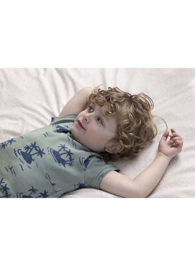 Feetje - Pyjama Palm Parker Groen - Premium Sleepwear