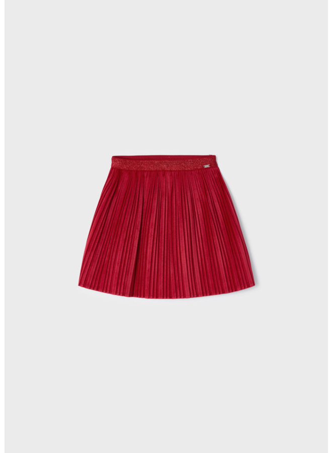 Mayoral - Pleated Skirt - Red