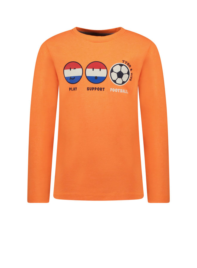 Tygo & Vito - Longsleeve Holland - Orange Clownfish