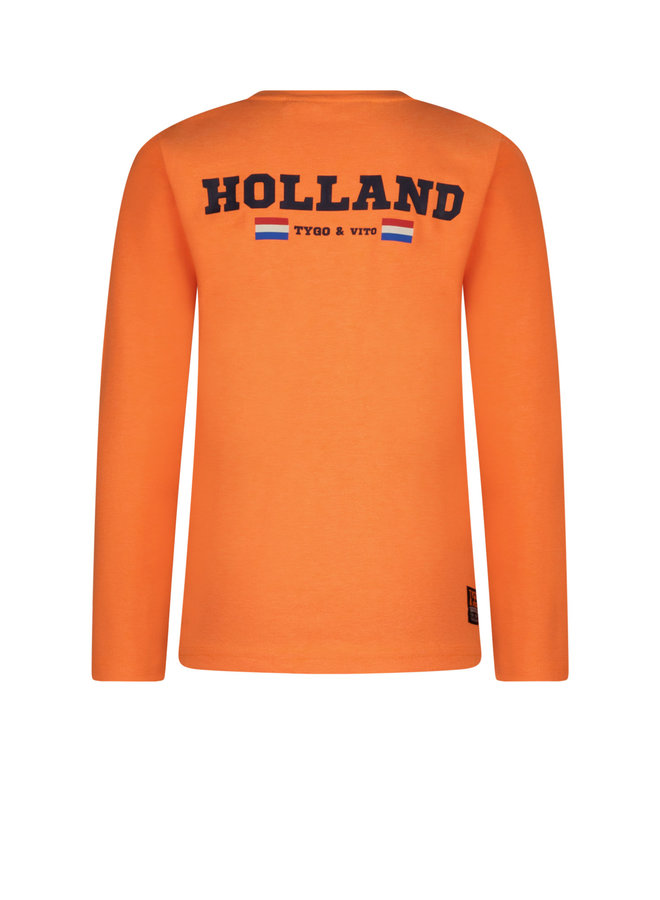 Tygo & Vito - Longsleeve Holland - Orange Clownfish