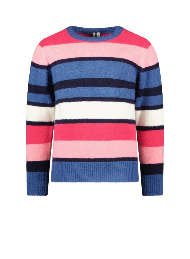 B.Nosy - Heavy Knitted Sweater - Beetroot Pink