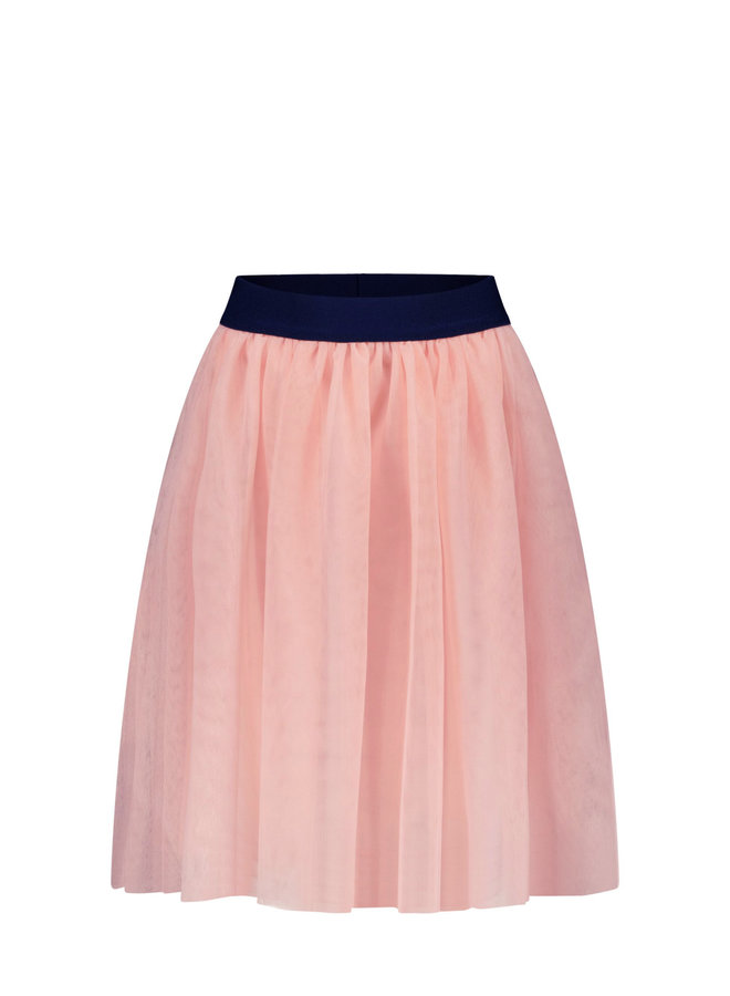 B.Nosy - Midi Mesh Skirt - Coral Blush