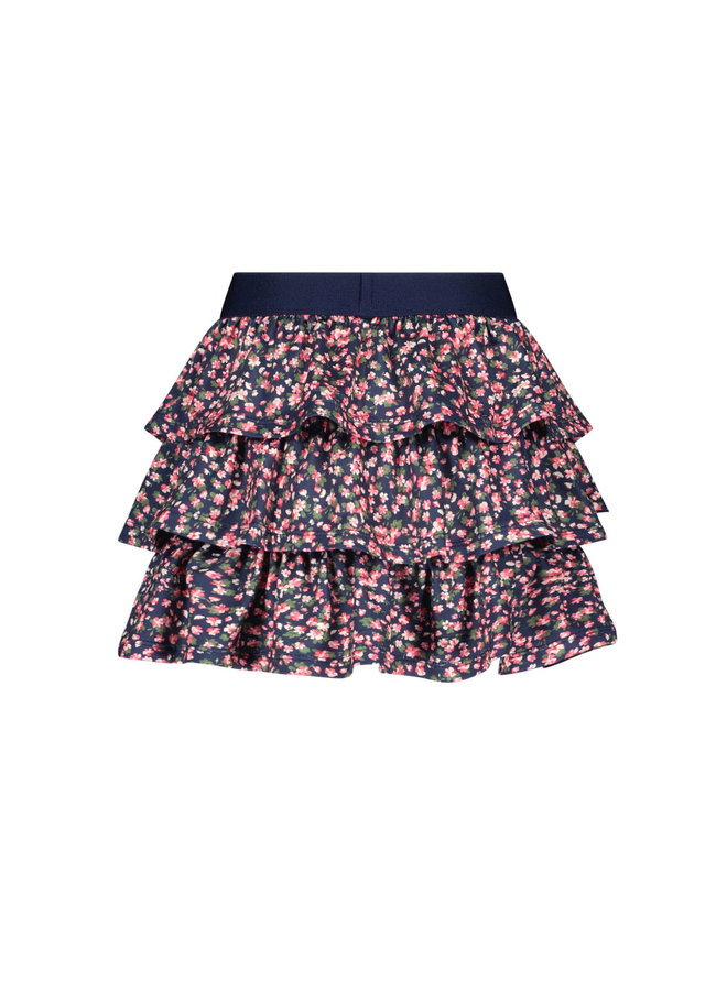 B.Nosy - 2-Layer Floral AOP Skirt - Sweet Floral