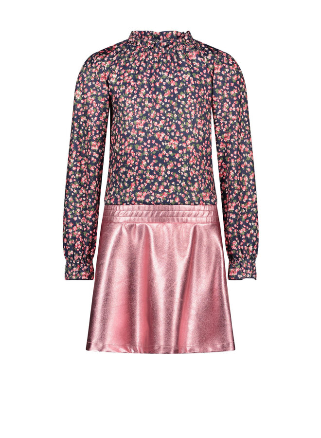 B.Nosy - Dress Pink Shiny Skirt - Sweet Floral