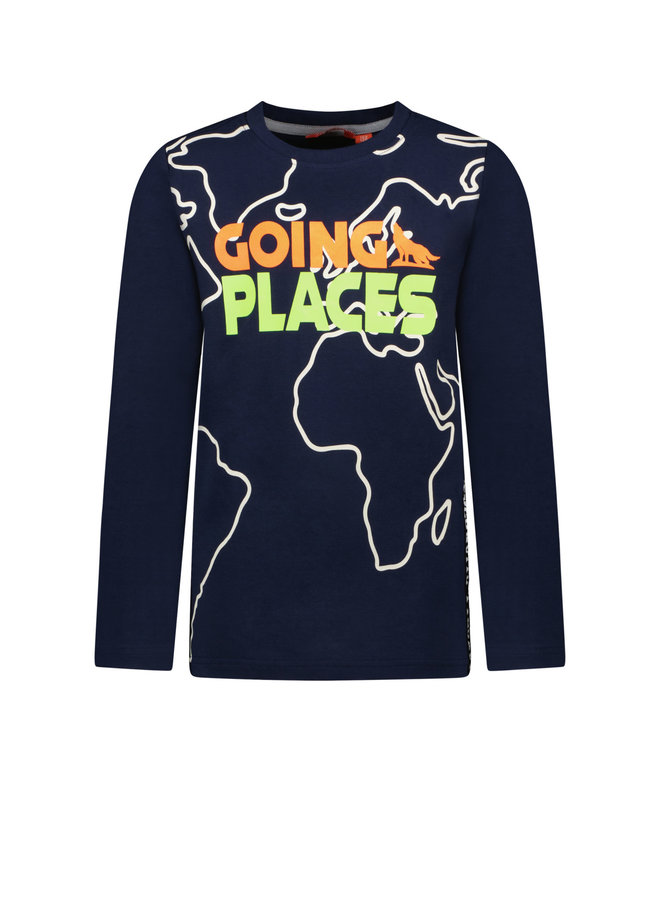 Tygo & Vito - Longsleeve Going Places - Navy