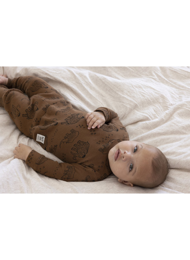 Feetje - Baby Pyjama Marty Mammoth Bruin - Premium Sleepwear