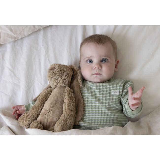 Feetje - Baby Pyjama Wafel - Groen Melange