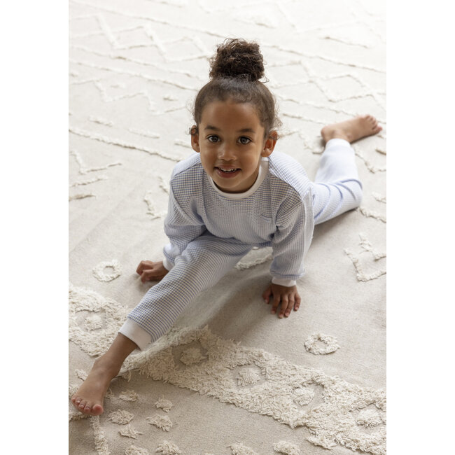 Feetje - Pyjama Wafel - Blauw