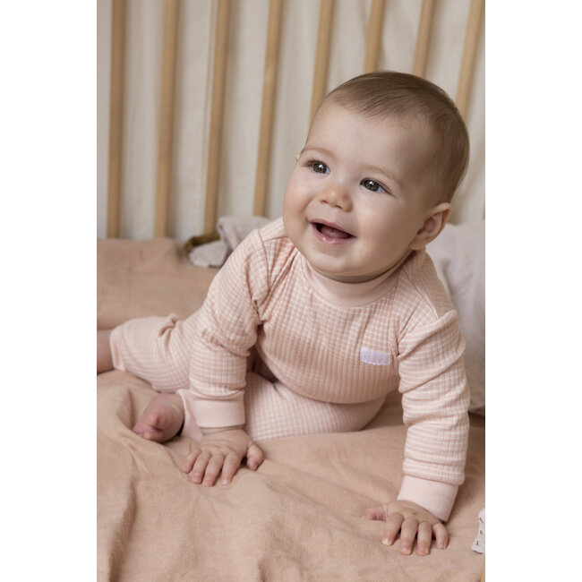 Feetje - Baby Pyjama Wafel - Oud Roze