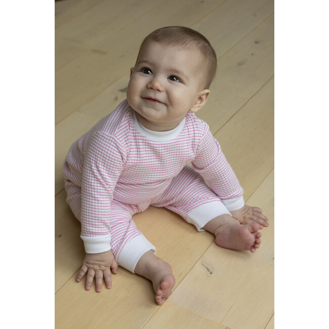 Feetje - Baby Pyjama Wafel - Roze