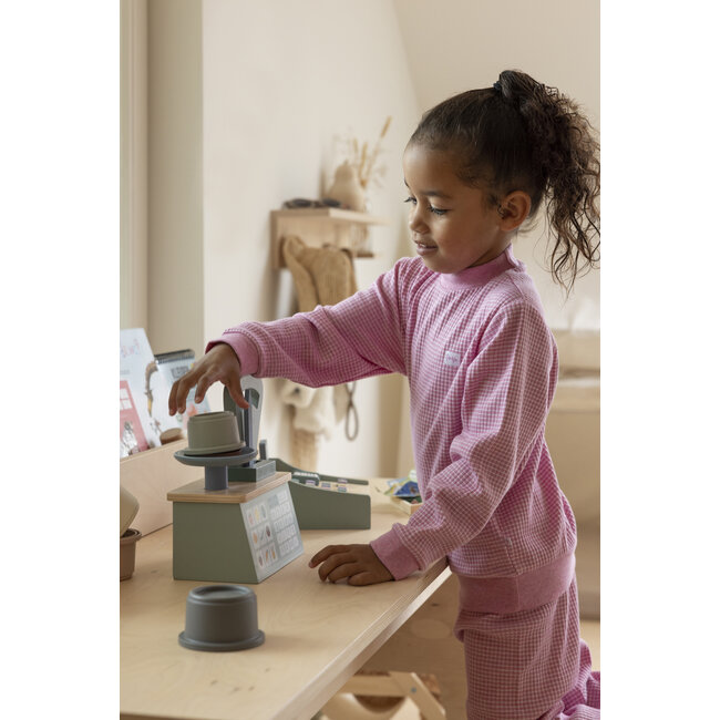 Feetje - Pyjama Wafel - Roze Melange