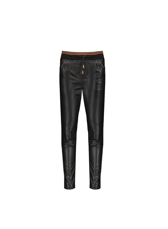 Nobell' - Fake Leather Pants Sis - Jet Black