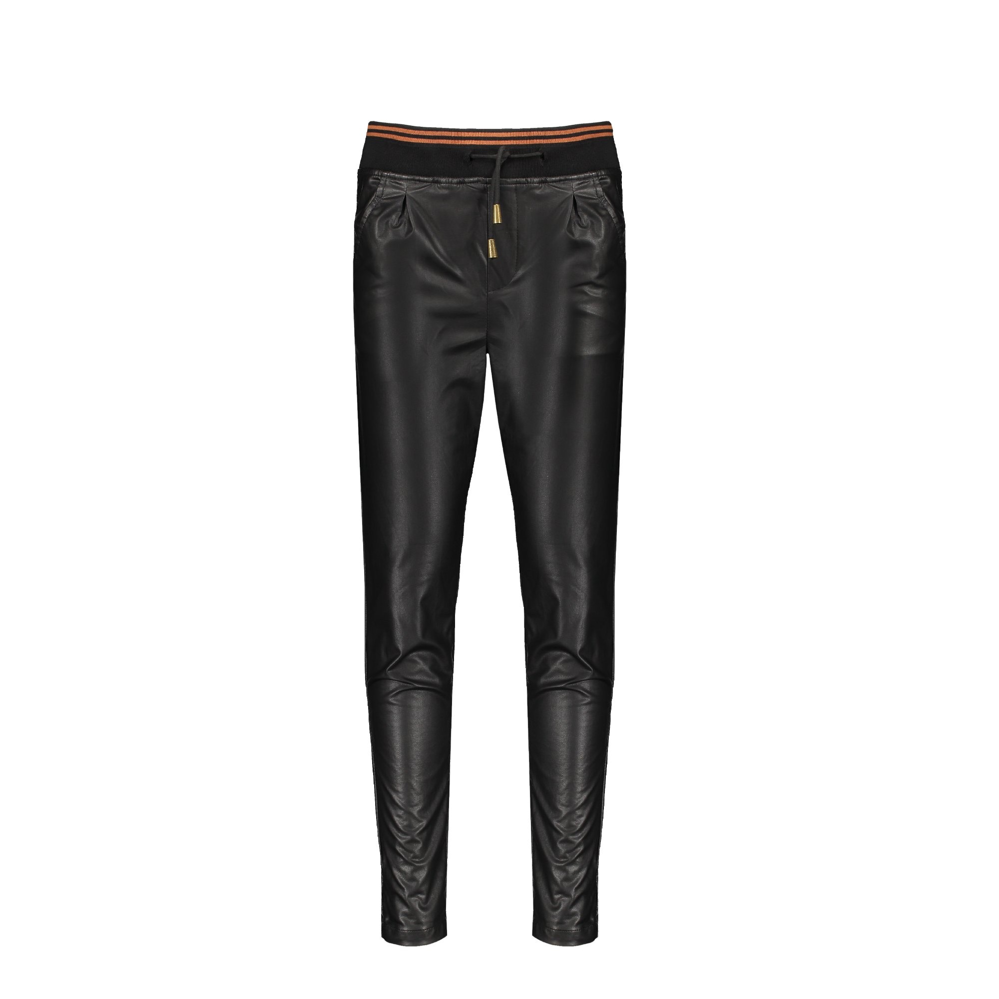 Nobell' Fake Leather Pants Sis Jet Black Stekels & Staartjes