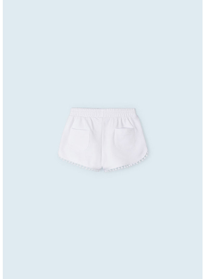 Mayoral - Chenille Shorts  - White