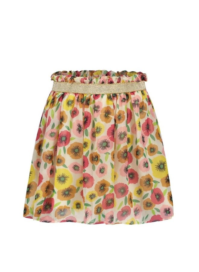 Like Flo - Chiffon Flower Skirt - Flower