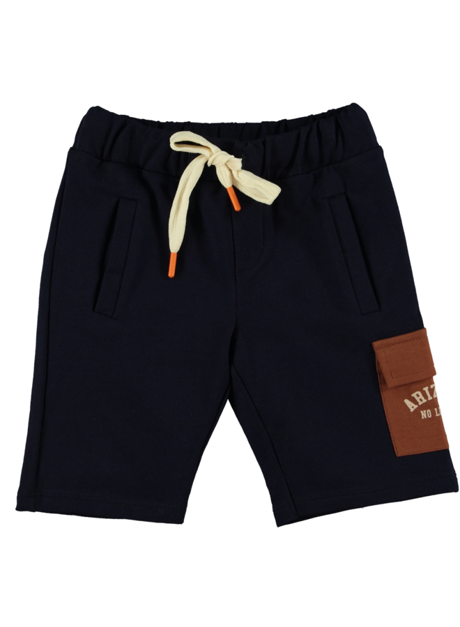 B'Chill - Korte Joggingbroek Mica - Blauw