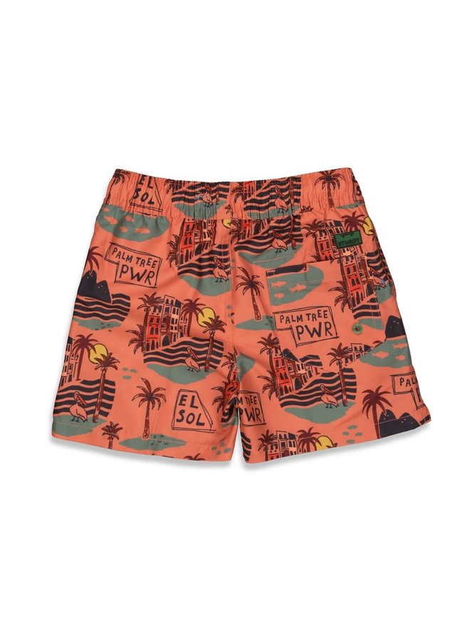 Sturdy - Zwemshort AOP Brique - El Sol