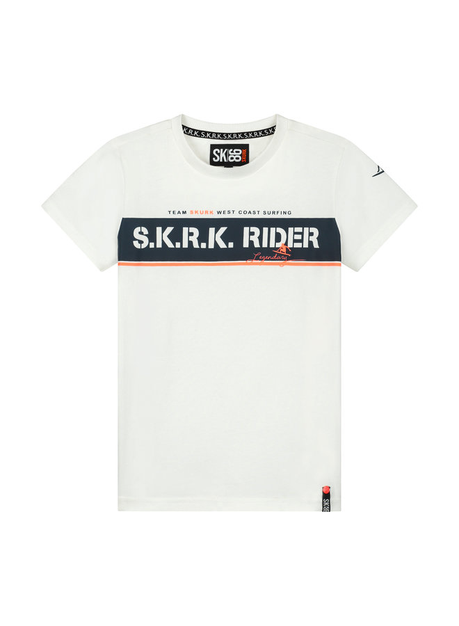 Skurk - T-shirt Tim - White