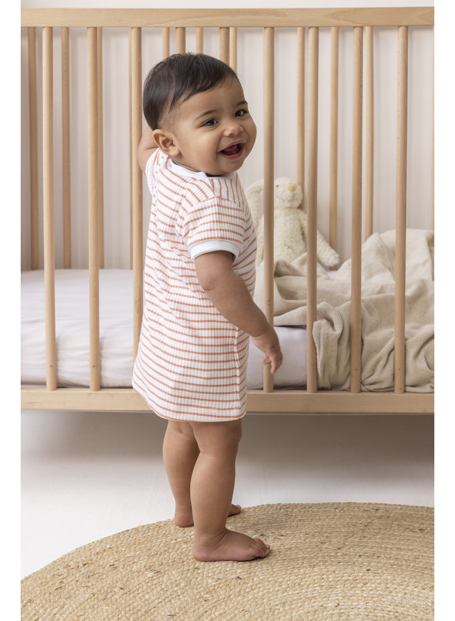 Feetje - Baby Nachthemd Pyjama Wafel - Terra Pink