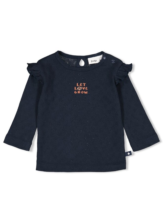 Feetje - Longsleeve Marine - Let Love Grow