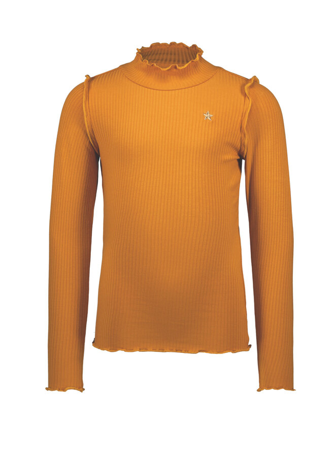 Like Flo - Solid Rib Rollneck - Pumpkin