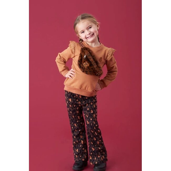 Jubel - Heuptasje Fake Fur Donkerbruin - Color Me Panther