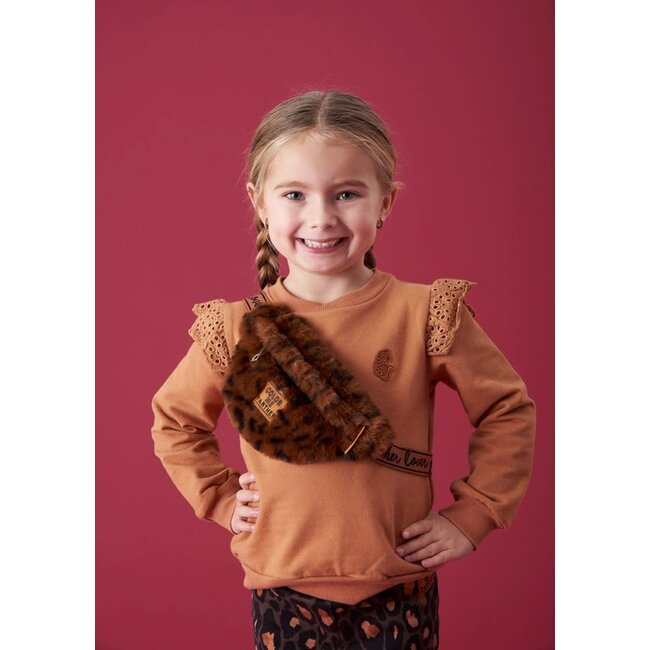 Jubel - Heuptasje Fake Fur Donkerbruin - Color Me Panther