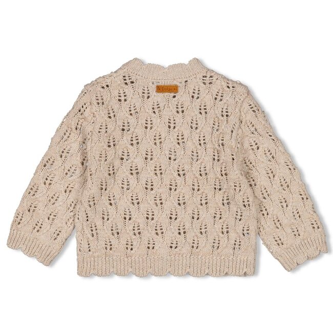 Feetje - Vestje Gebreid Offwhite Melange - Harvest Of Love