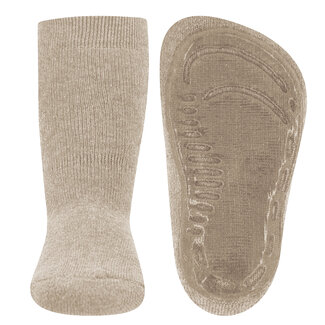 Ewers Ewers - Antislip Sokken Donker Beige