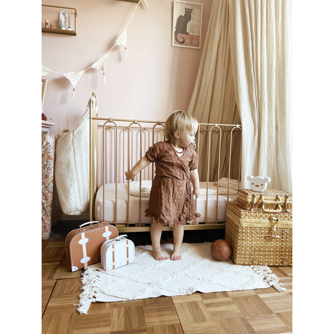 BamBam - Travel suitcase Vintage - Brown Large