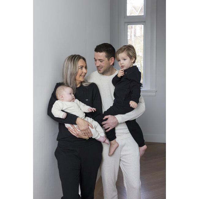 Feetje - Baby Pyjama Wafel - Fancy Black - Family Edition