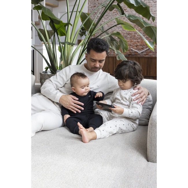 Feetje - Baby Pyjama Wafel - Fancy Black - Family Edition