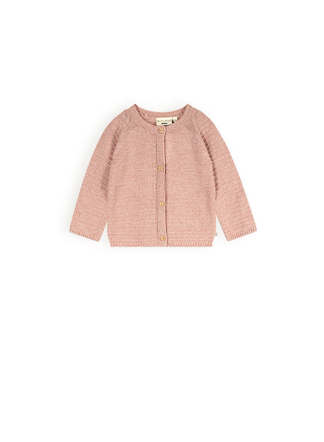 Petite Maison - Knitted Button Up Cardigan - Old Pink